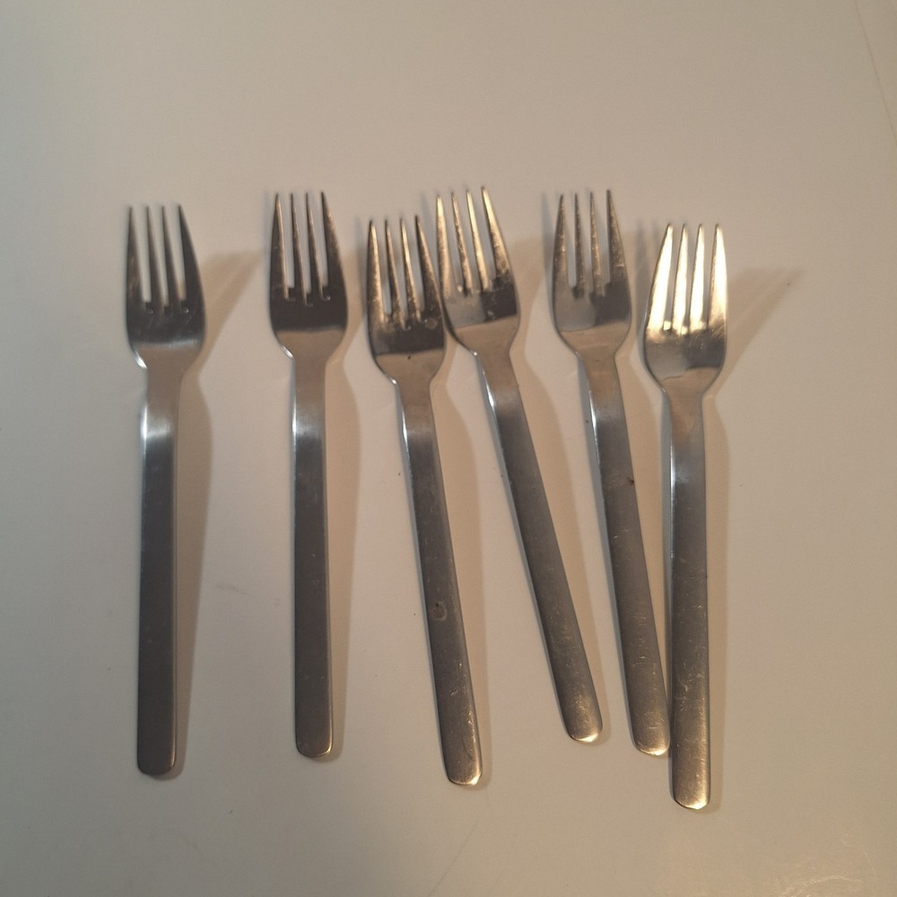 Lauffer Pela 18-8  Stainless 5 Salad forks by Towle